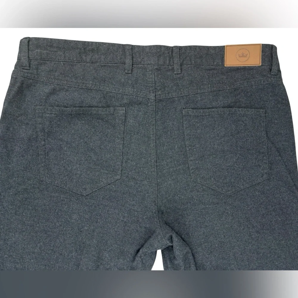 Peter Millar- Mountainside Flannel 5 Pocket Pants- Charcoal- 36- Like‎ New!!!